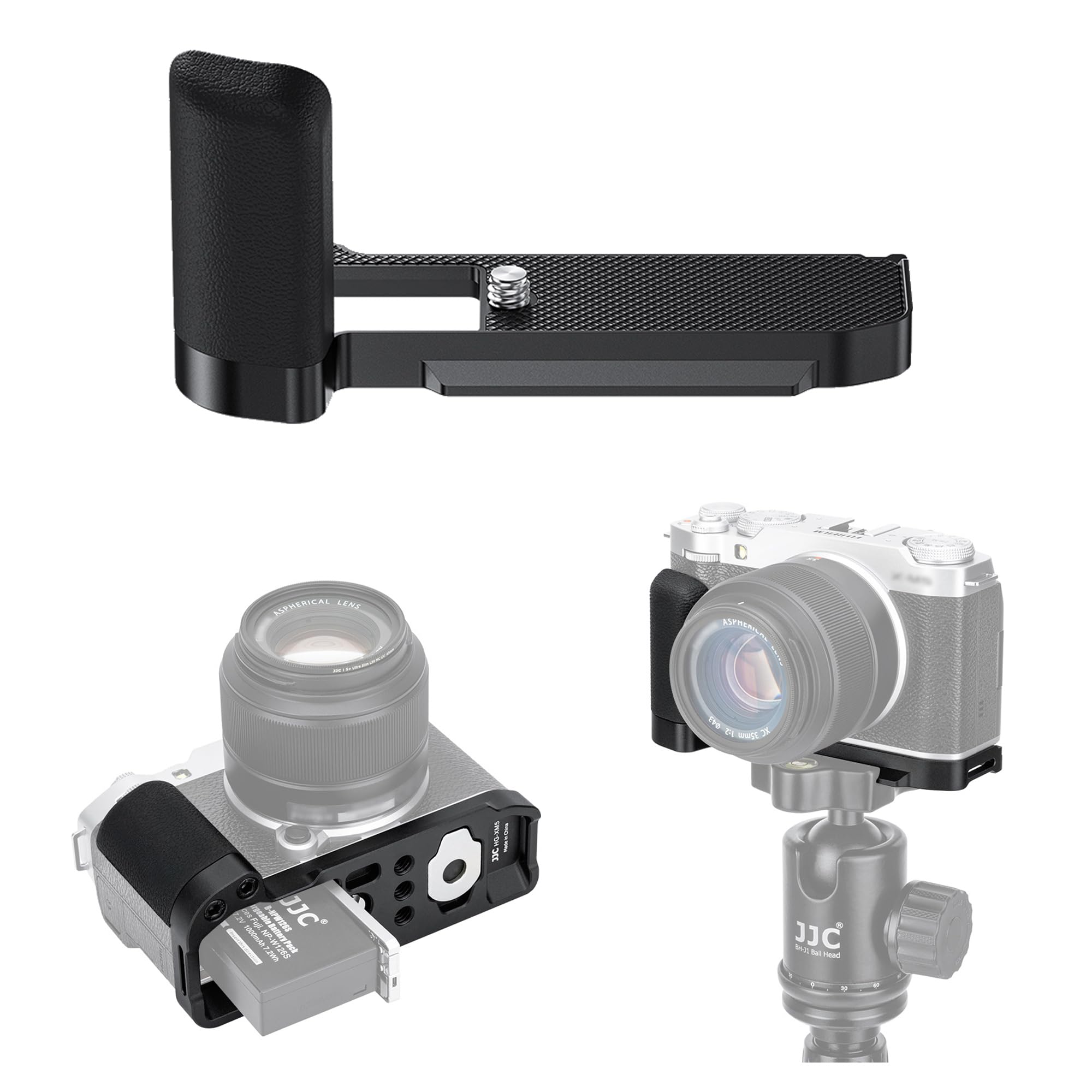 Amazon.com : JJC Metal Hand Grip Handgrip Secure L-Shape Bracket